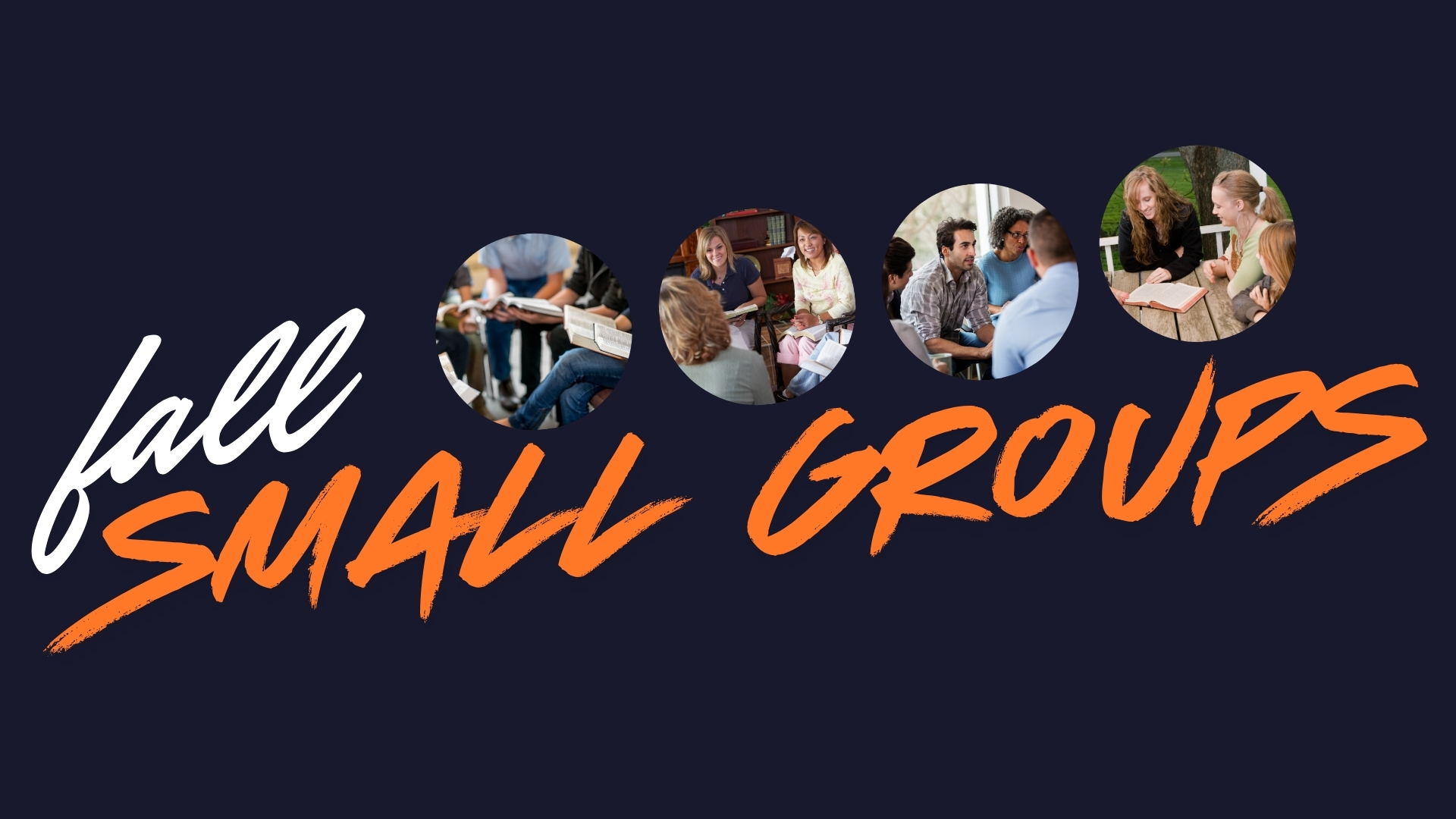 Fall Small Groups